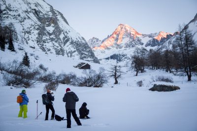 Unterwegs im Schnee