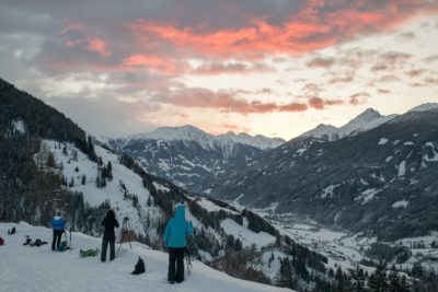 Sonnenaufgang in den Alpen